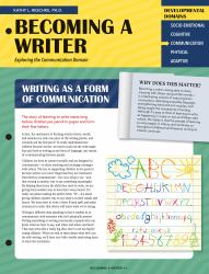 Becoming a Writer : Exploring the Communication Domain