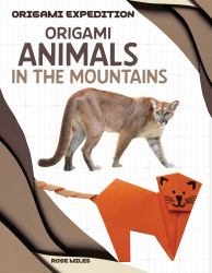 Origami Animals in the Mountains