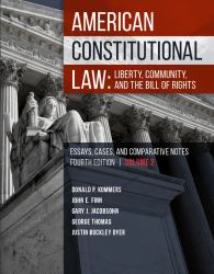 American Constitutional Law : Liberty, Community, and the Bill of Rights