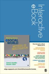Making Sense of the Social World Interactive EBook Student Version : Methods of Investigation