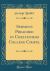 Sermons Preached in Cheltenham College Chapel (Classic Reprint)