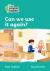 Level 3 - Can We Use It Again? (Collins Peapod Readers)