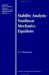 Stability Analysis : Nonlinear Mechanical Equations