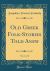 Old Greek Folk-Stories Told Anew, Vol. 1 of 2 (Classic Reprint)