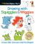 Drawing with Squiggles and Wiggles : Create 100+ Cartoons with Fun Shapes, Easy How to Draw Horses, Koalas, Dogs, Cats, People, and Monsters Book for Kids