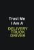 Trust Me I Am a Delivery Truck Driver : Writing Careers Journals and Notebook. a Way Towards Enhancement