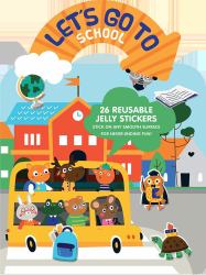 Let's Go to School Jelly Sticker Activity Book