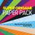 Super Origami Paper Pack : 300 Colorful Patterned Sheets + 6 Easy Projects