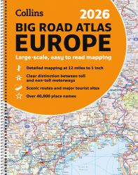 Collins Big Road Atlas Europe : Large- Scale, Easy to Read Mapping