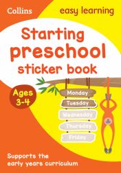 Easy Learning - Starting Preschool Sticker Book Ages 3-4