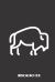 Bison Notes : Small Lined Bison Notebook / Travel Journal to Write in (6'' X 9'') 120 Pages