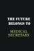 The Future Belongs to Medical Secretary : Writing Careers Journals and Notebook. a Way Towards Enhancement