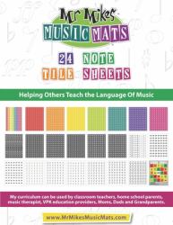 24 Note Tile Sheets : MrMikesMusicMats