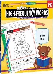 180 Days of High-Frequency Words for Prekindergarten : Practice, Assess, Diagnose