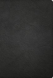NASB Super Giant Print Reference Bible, Black Genuine Leather