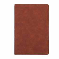 NASB Giant Print Reference Bible, Burnt Sienna LeatherTouch