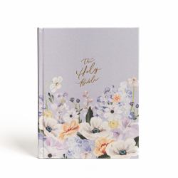 CSB Notetaking Bible, Large Print Hosanna Revival Edition, Lavender/Peach Cloth over Board : The Holy Bible