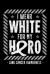 I Wear White for My Hero Lung Cancer Awareness : Carcinoma Notebook to Write in, 6x9, Lined, 120 Pages Journal