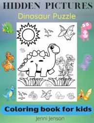 Hidden Pictures : Dinosaur Puzzle-Activity&Coloring Book for Kids 3-5 Years