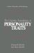 The Cognitive Foundations of Personality Traits The Cognitive Foundations of Personality Traits