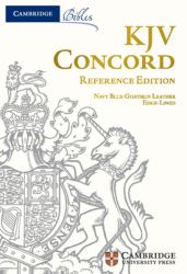 KJV Concord Reference Edition : New Blue Goatskin Leather Edge Lined