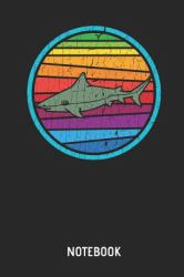 Shark Notebook : Retro Shark Lined Journal for Women, Men and Kids. Great Gift Idea for All Sharks Lover