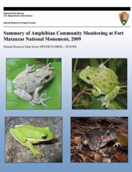 Summary of Amphibian Community Monitoring at Fort Matanzas National Monument 2009