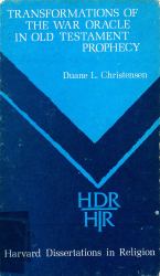 Transformations of the War Oracle in Old Testament Prophecy