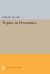 Topics in Dynamics : I: Flows Topics in Dynamics : I: Flows