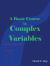 A Basic Course in Complex Variables A Basic Course in Complex Variables