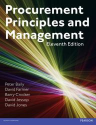 Procurement, Principles and Management