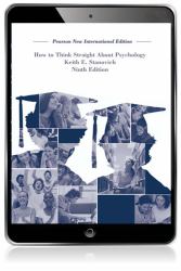 How To Think Straight About Psychology: Pearson New International Edition