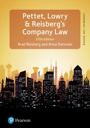 Pettet, Lowry and Reisberg's Company Law : Company Law and Corporate Finance