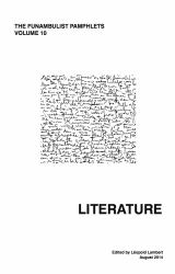 The Funambulist Pamphlets : Vol. 10_Literature
