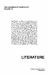 The Funambulist Pamphlets : Vol. 10_Literature