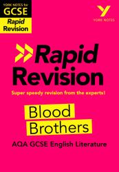 York Notes RAPID AQA GCSE (Revision Guide) Blood Brothers - for 2026, 2027 Exams