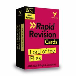York Notes for AQA GCSE (9-1) Rapid Revision Cards: Lord of the Flies - Catch up, Revise and Be Ready for the 2025 and 2026 Exams