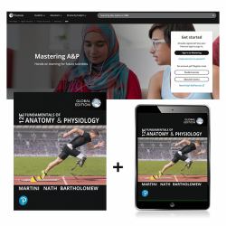 Fundamentals of Anatomy and Physiology, Global Edition + Mastering a&P with Pearson EText (Package)