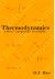 Thermodynamics : A Short Undergraduate Introduction