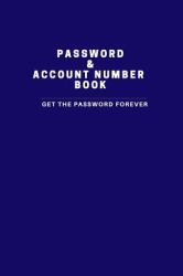 Password and Account Number Book and Little Telephone/Adress Book (Dark Blue Version