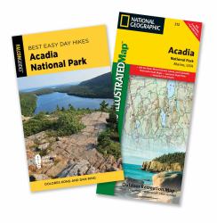Best Easy Day Hiking Guide and Trail Map Bundle : Acadia National Park
