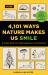 4,101 Ways Nature Makes Us Smile : A Pocket Guide to Finding Happiness in the Outdoors