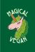 Magical Vegan : Cute Unicorn Power 2020 Planner - Weekly & Monthly Pocket Calendar - 6x9 Softcover Organizer - for Magic Dream & Carrot Fans