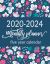 2020-2024 Five Year Monthly Planner : 5-Year Calendar Planner, 60 Months Calendar, Monthly Schedule Organizer Planner for to Do List Academic Schedule Agenda Logbook, Personal Appointment from January 2020 to December 2024 with Federal Holidays