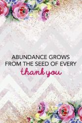 Abundance Grows from the Seed of Every Thank You : Gratitude Planner Guide Inspiration for a Better Living (Purple Watercolor)