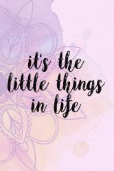 It's the Little Things in Life : Gratitude Planner Guide Inspiration for a Better Living (Pink Stripes and Flowers)