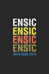 Ensic Ensic Ensic Ensic 0916-0920-2019 : Forensic Science Week Premium Journal/Notebook Blank Lined Ruled 6x9 100 Pages