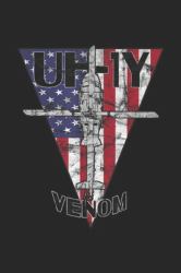 UH-1Y Venom : UH 1Y Venom Military Helicopter Patriotic Vintage Journal/Notebook Blank Lined Ruled 6x9 100 Pages