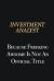 Investment Analyst Because Freeking Awsome Is Not an Official Title : Writing Careers Journals and Notebook. a Way Towards Enhancement