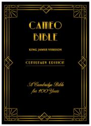 KJV Cameo Centenary Edition, Vintage Golden Brown Calfskin Leather, Full Yapp, KJ457:XRLY